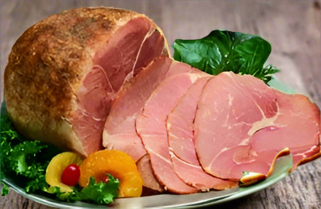 M201 Meacham Boneless Whole Custom Cooked Country Ham 7 to 9 lb.