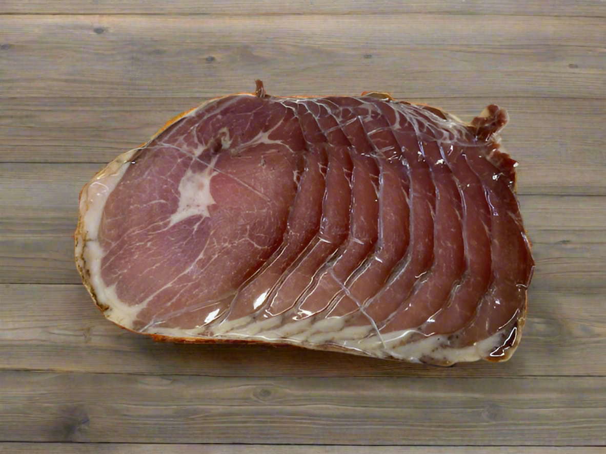 M201SL Meacham Boneless Sliced Custom Cooked Country Ham 6 lbs. SLICED