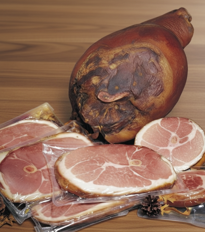 M102 Meacham Uncooked Country Ham. 12 to 14 lb. SLICED FREE (while supplies last)