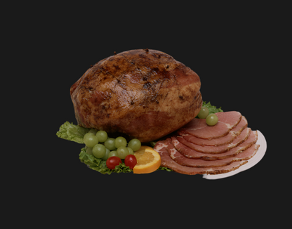 M201 Meacham Boneless Whole Custom Cooked Country Ham   6 to 7  lb.