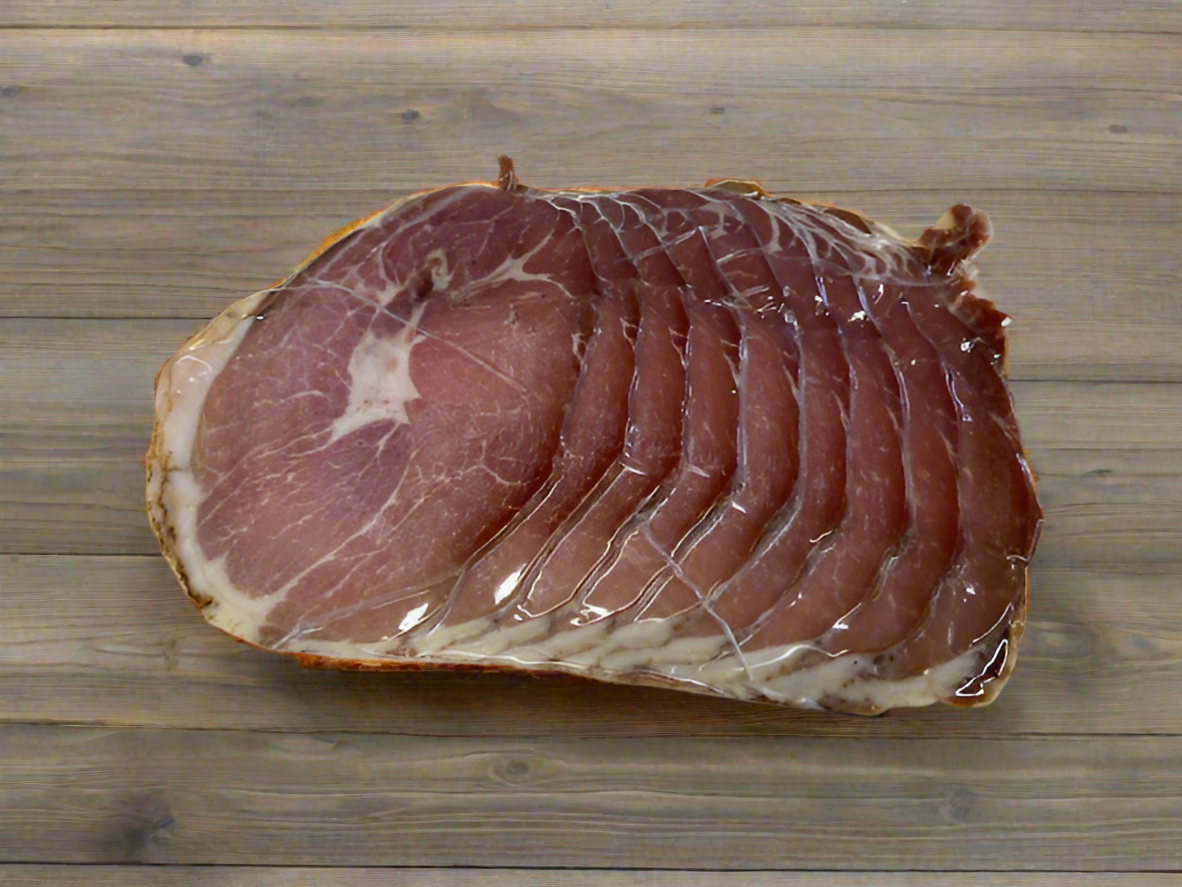 M201SL Meacham Boneless Sliced Custom Cooked Country Ham   6 lbs.  SLICED